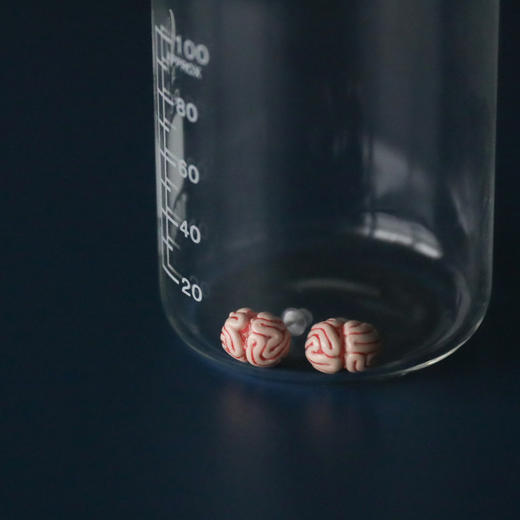 七口『大脑』 ｜手工软陶黏土耳环饰 商品图1