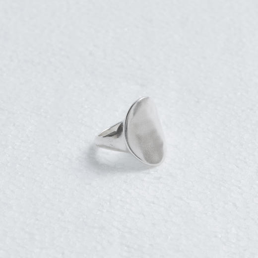 EnSage Oval Ring 925银镀金 日本手工 银币戒指 指环 商品图0