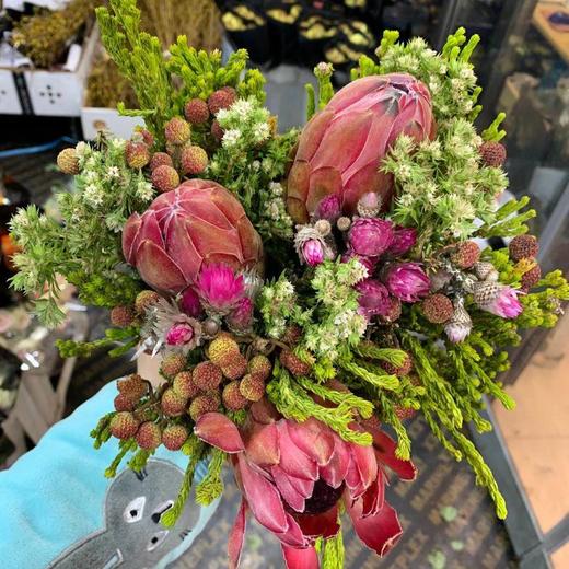 【新鲜】南非进口3枝公主花束(配花随机不固定种类支数),长度在40cm