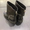lfgj jeans.BJ603 时尚铆钉百搭平底短靴真皮女靴 商品缩略图3