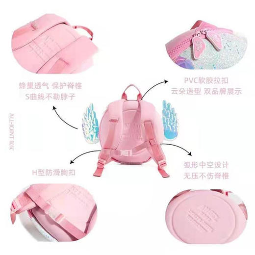 3-5岁 | Zoyzoii 甜甜圈书包系列 彩虹女孩双肩包超萌可爱背包男孩子 3-5岁 商品图11