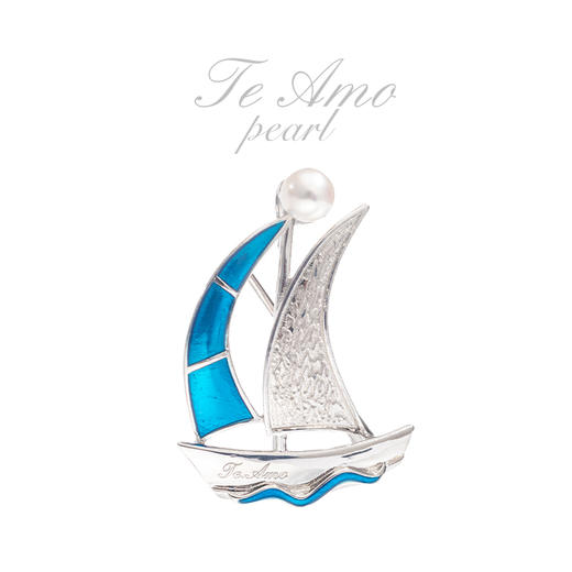 【扬帆起航】珍珠胸针/吊坠 商品图7