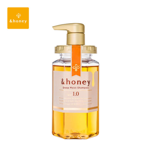 &honey 安蒂花子 水感丰盈滋养洗发水 440ml 烫染受损发质 商品图0