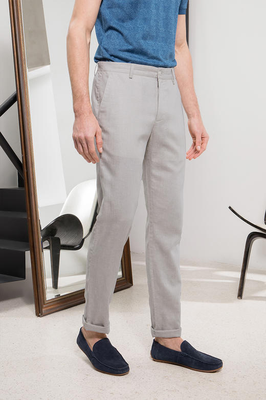 callisto天丝亚麻休闲裤  SQCPW068C 商品图2