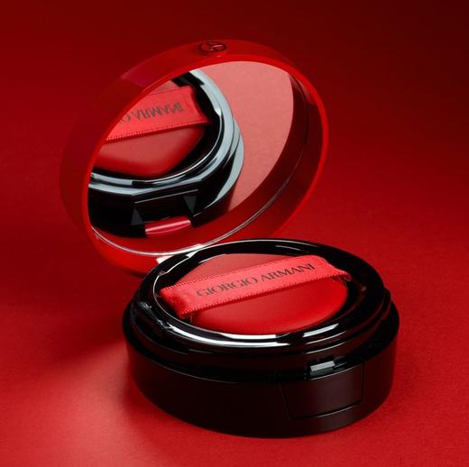【油皮可选】意大利 Armani阿玛尼 红色持久控油精华气垫 /替换 商品图4
