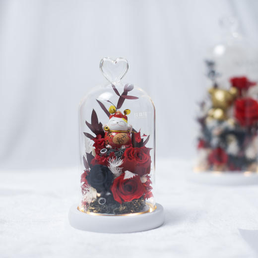 《招财猫》- 永生花玻璃罩「5款可选」 商品图2