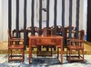 红桥红  家具严选  缅甸花梨（大果紫檀）  【101 活面 自动麻将桌 五件套】 商品缩略图2