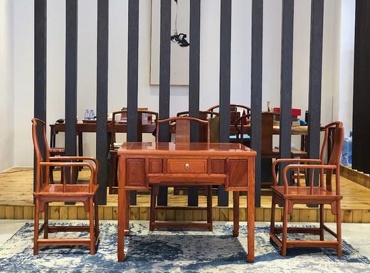 红桥红  家具严选  缅甸花梨（大果紫檀）  【101 活面 自动麻将桌 五件套】 商品图2