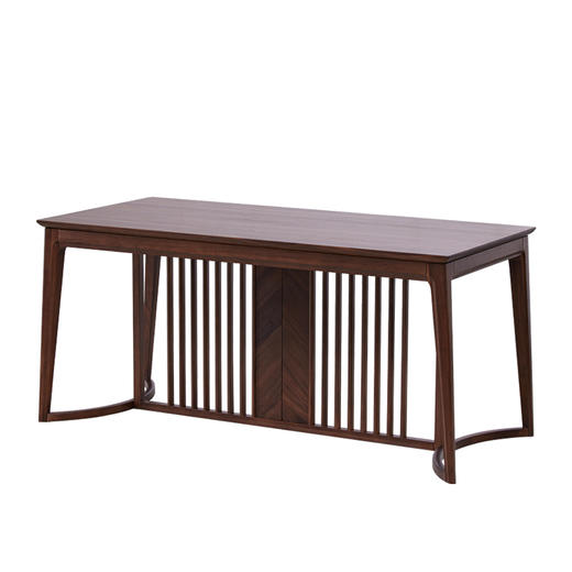 【现代实木风-NJT2204茶桌】现代实木/ 现代简约/茶室/北美黑胡桃/实木茶桌组合 商品图2