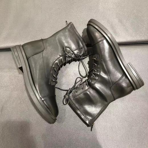 lfgj jeans Bc908英伦风后拉链马丁靴百搭潮流女靴 商品图2