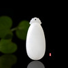 和田玉（羊脂玉）小玉牌挂件--连影在香中/8.77g 商品缩略图2