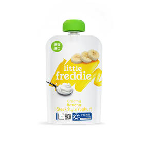 Little Freddie小皮 婴儿宝宝辅食发酵乳香蕉泥 100g*6