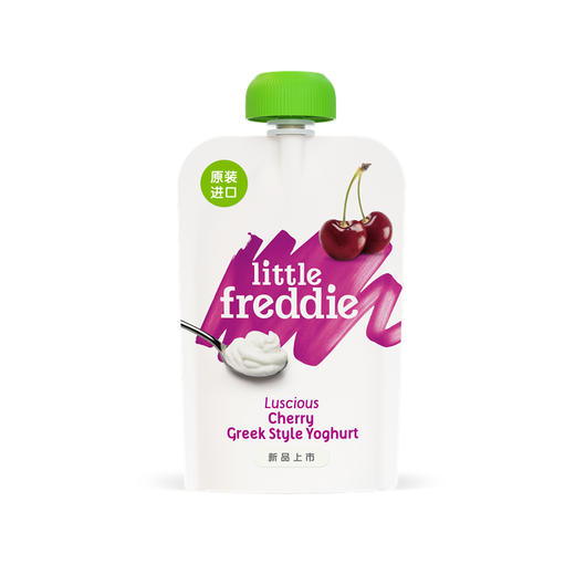 Little Freddie小皮 婴儿宝宝辅食发酵乳苹果樱桃泥 100g*6 商品图0