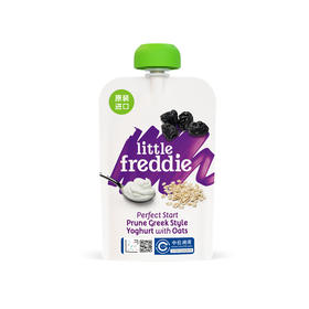 Little Freddie小皮 婴儿宝宝辅食燕麦发酵乳西梅泥 100g*6
