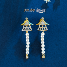 【采购专享】凉亭系列 珍珠耳环