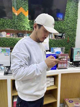 李宁CF外星人Alien灰色卫衣男女同款