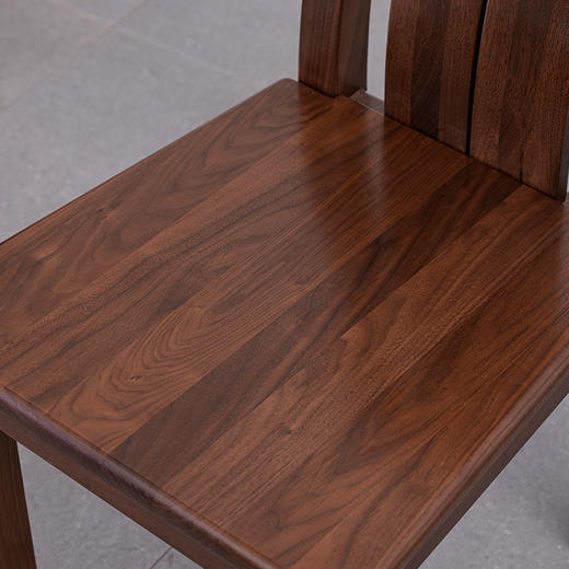 【现代实木风-NJ42861C03T餐椅】现代实木/现代简约/餐厅/北美黑胡桃/实木餐椅 商品图1