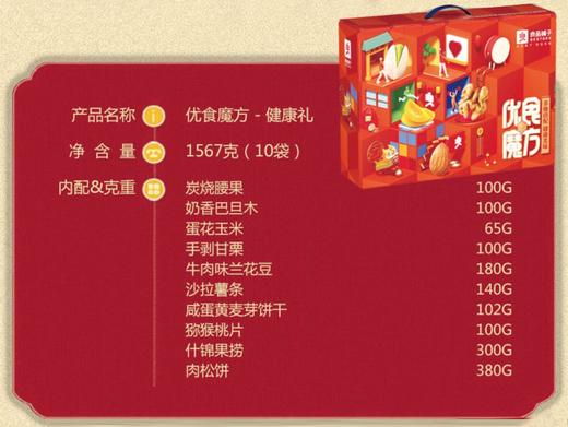 良品铺子坚果礼盒装大礼包迎福健康礼1567g春节团购送礼福利 商品图1