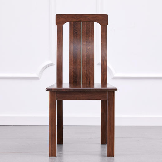 【现代实木风-NJ42861C03T餐椅】现代实木/现代简约/餐厅/北美黑胡桃/实木餐椅 商品图0