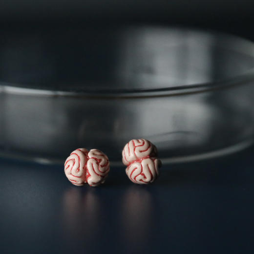 七口『大脑』 ｜手工软陶黏土耳环饰 商品图2