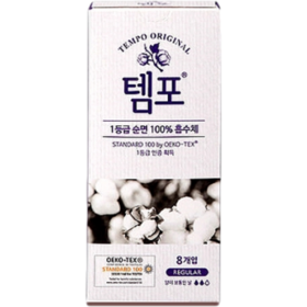 tempo 棉条卫生巾（普通量型）8P【中】  