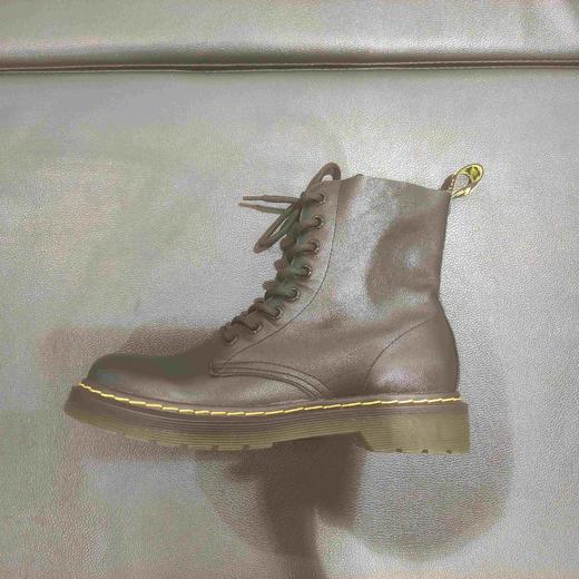 lfgj jeans BB818英伦风平底马丁靴真皮厚底休闲女靴 商品图0