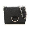 BURBERRY 巴宝莉 女士小号皮革D形环包斜挎单肩包 黑色 4076645 00100 商品缩略图0