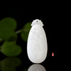 和田玉（羊脂玉）小玉牌挂件--连影在香中/8.77g 商品缩略图0