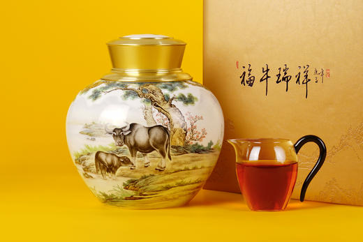 八马信记号| 普洱生茶 信记号福牛瑞祥（256克/32袋）C1385 商品图2