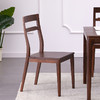 【现代实木风-NJT3203C03餐椅】现代实木/现代简约/餐厅/北美黑胡桃/实木餐椅 商品缩略图0