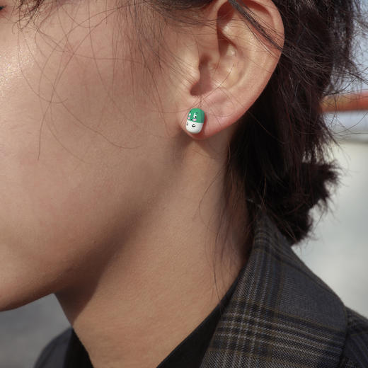 七口『迷你胶囊』 ｜手工软陶黏土耳环饰 商品图2