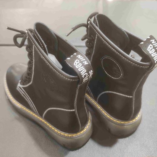 lfgj jeans BF017 英伦风马丁靴真皮舒适百搭机车女靴 商品图3