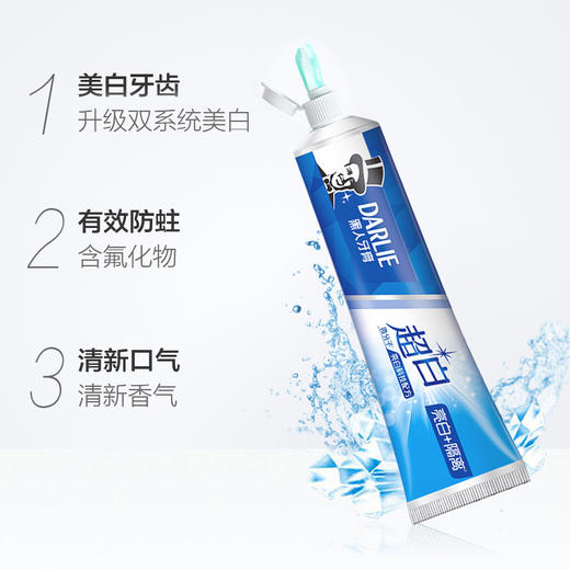 黑人超白牙膏（20048747）140g【20048747】 商品图1