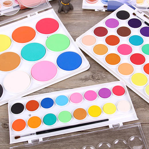 雄狮粉饼水彩文具绘画美术工具 商品图3