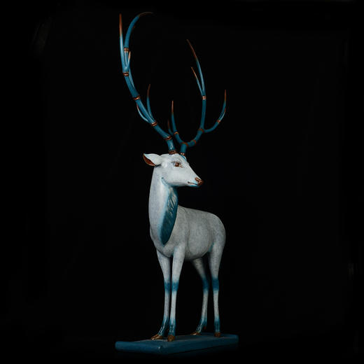 宇达青铜摆件 张有志作品《清者·若水》限量8件 艺术摆件   高113cm 商品图3