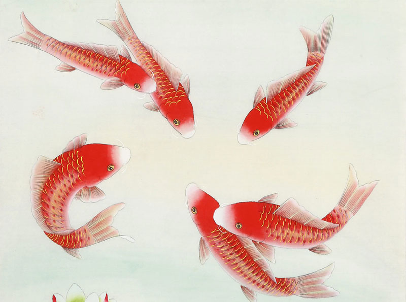 凌雪 四尺《年年有余》 北京美协会员