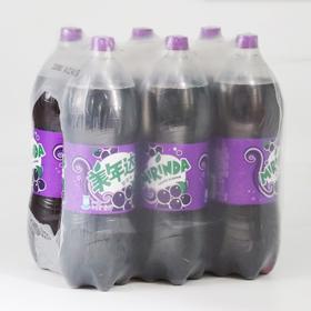 【批发】美年达葡萄味2升*6瓶