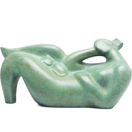 宇达青铜全铜摆件  何鄂作品《梦境》限量99件  艺术装饰摆件  长31cm 商品图1