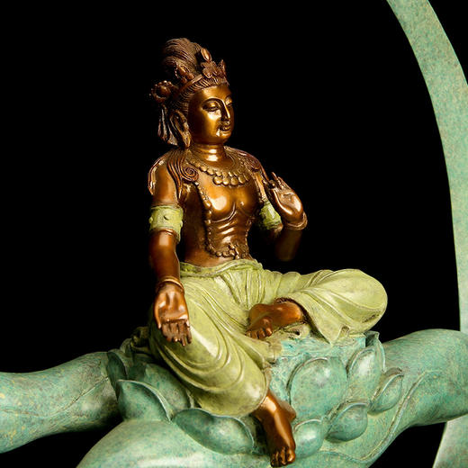 宇达青铜全铜摆件  艺术佛像之三 创意礼品 工艺品 家居饰品摆件 商品图3