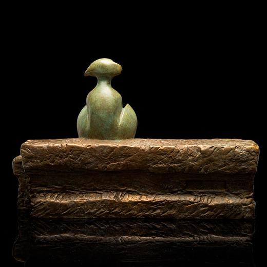 宇达青铜文化 限量99版  艺术品 《海上升明月》 作者：吴雅琳  长40cm 商品图3