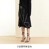 JUDYHUA 艺术感线条设计针织半身裙 商品缩略图1