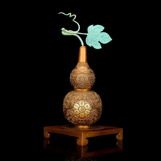 宇达青铜全铜摆件《福葫芦》摆件  家居  办公室  艺术装饰摆件 商品图2