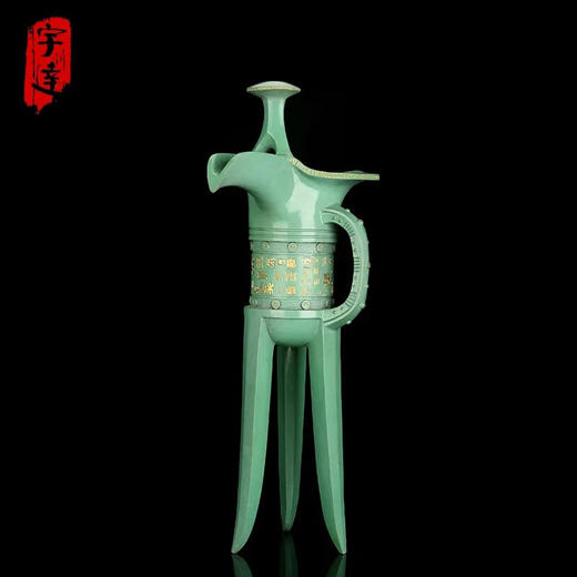 宇达青铜全铜摆件《和爵》创意礼品 工艺品 家居摆件  高68.2cm 商品图0