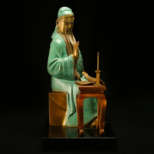 宇达青铜全铜摆件《全部春秋》铜工艺品 创意 关公  家居装饰摆件 商品图4