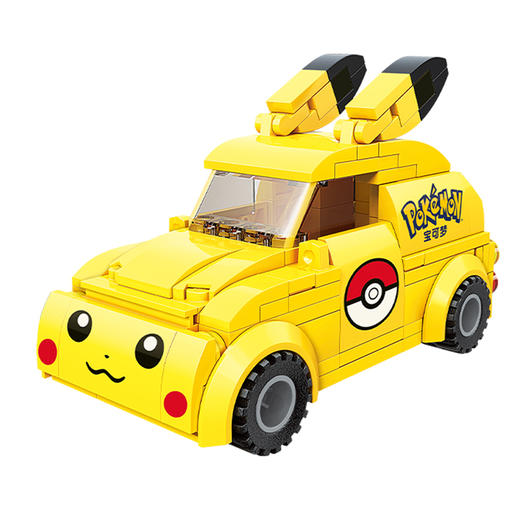 启蒙积木-皮卡丘迷你车 商品图0