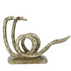 宇达青铜全铜蛇摆件《团团圆圆》十二生肖 创意装饰 家居工艺摆件  高30.8cm 商品缩略图1
