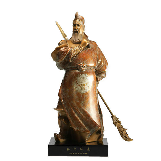 宇达青铜全铜摆件《乾坤正气》铜工艺品 关公礼品  客厅装饰摆件 商品图1