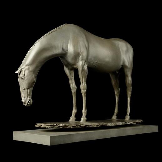 宇达青铜全铜摆件 马明阳作品《思源》限量8版 家居艺术摆件  长75cm 商品图2