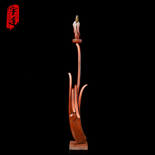 2017宇达创意高端青铜艺术礼品雕刻之艺术佛像之十二86cm装饰摆件 商品图0