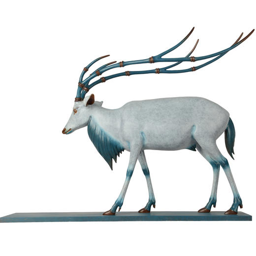 宇达青铜摆件 张有志作品《清者·谦行》限量8版 艺术摆件  长104cm 商品图1